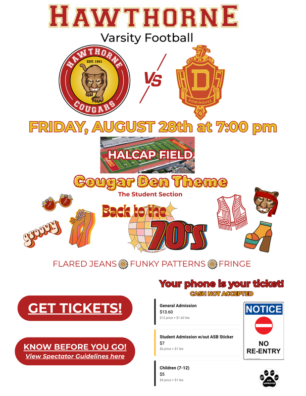 Varsity football: Hawthorne vs. Dominguez