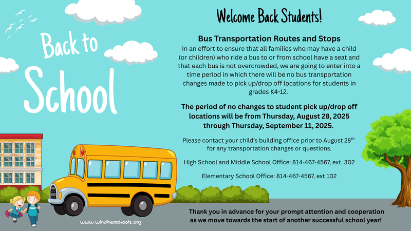 Busing Information - Back to School