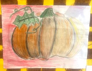 Harvest Time art piece Superintendent Award Winner