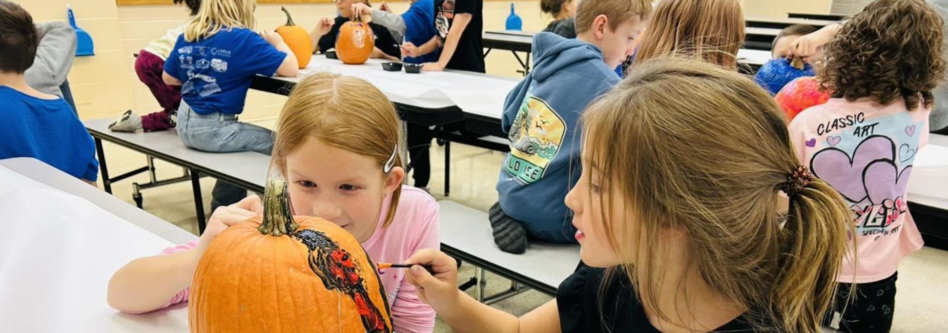 West Point pumpkin painting