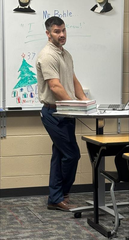 Robbie Williams talks to our career's class about banking