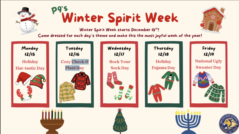 Calender Of Spirt Week