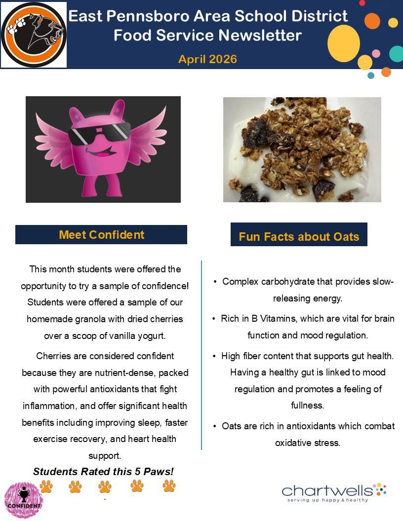 Chartwells Monthly Newsletter