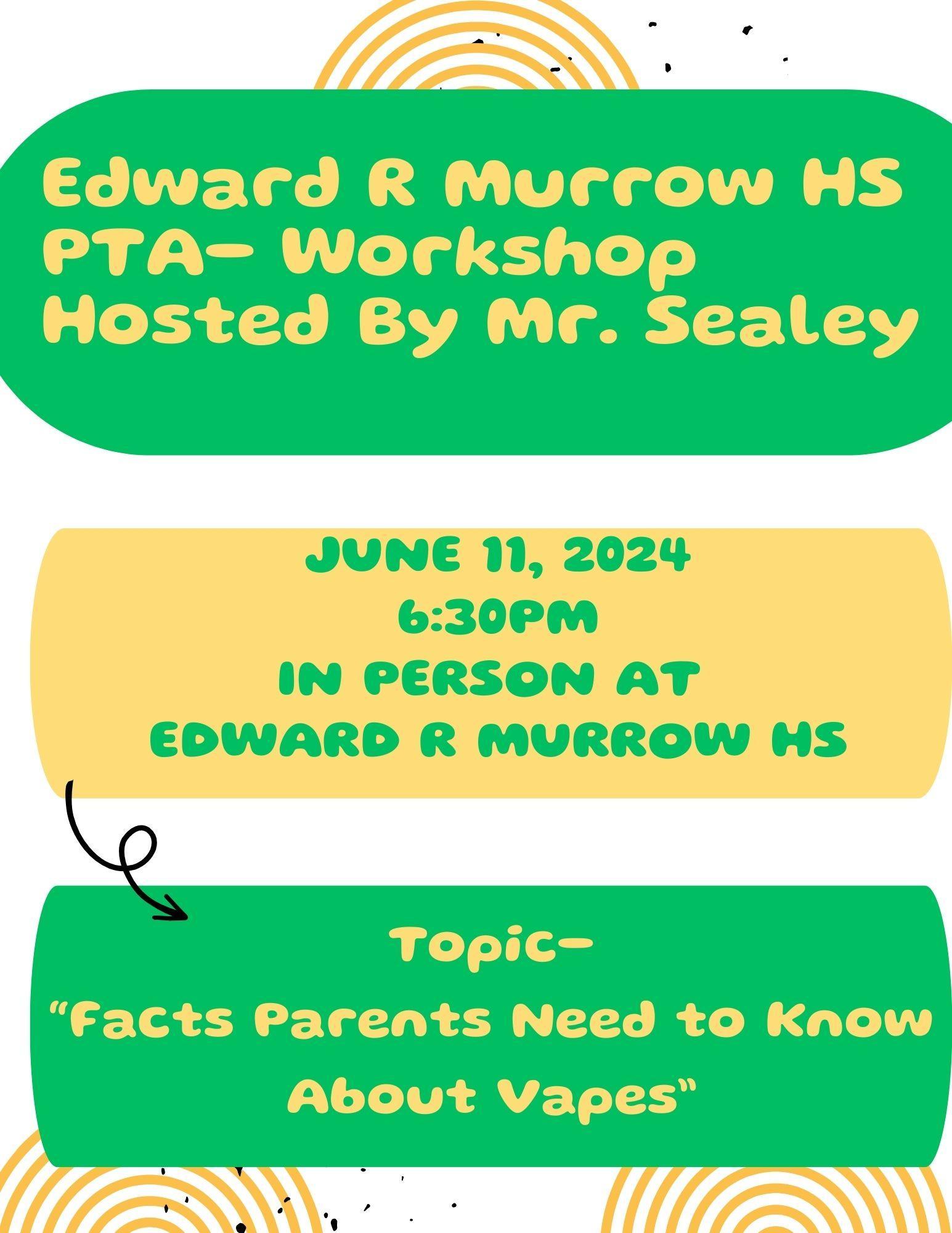 Parent Teacher Association – Parents – Edward R. Murrow High School