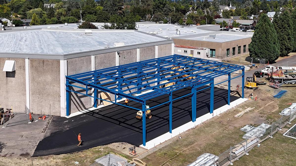 painted structural steel