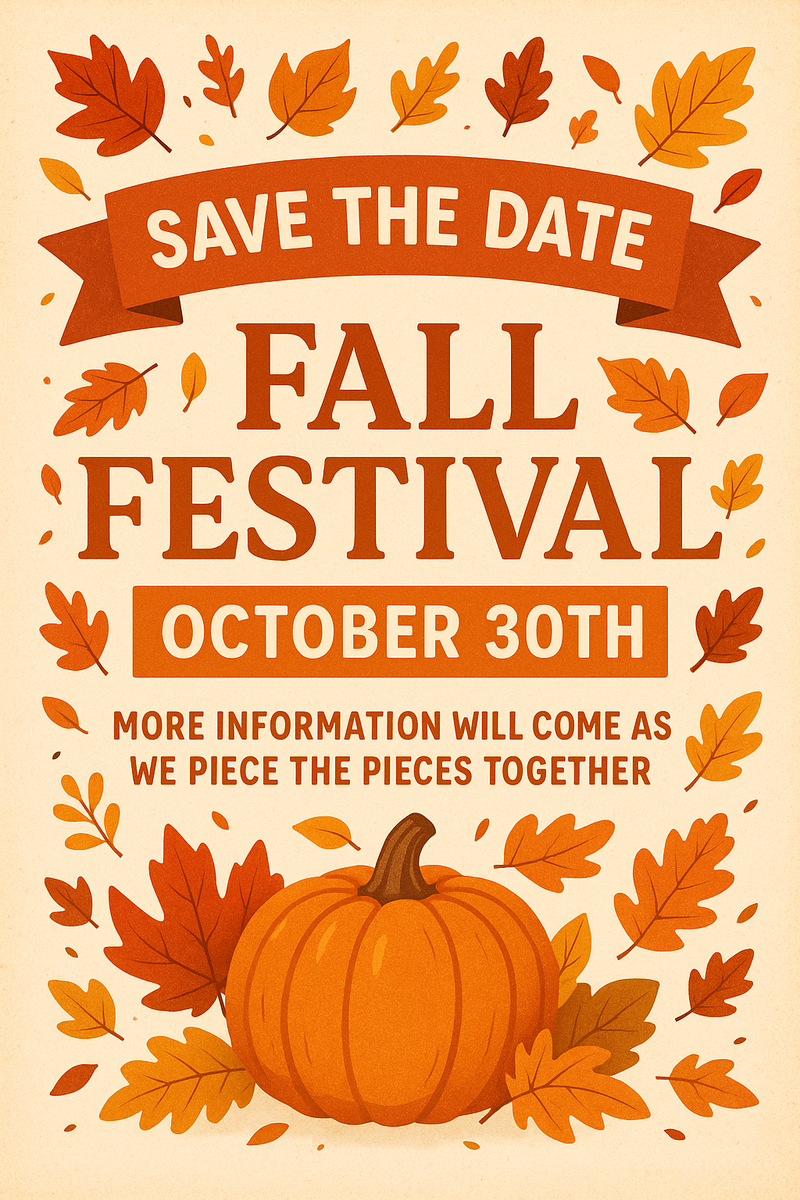 Fall Festival 10/30/25