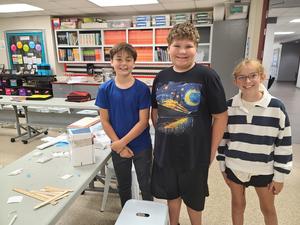 Upper Elementary 6th Grade Science Completes Thermal Insulator Project