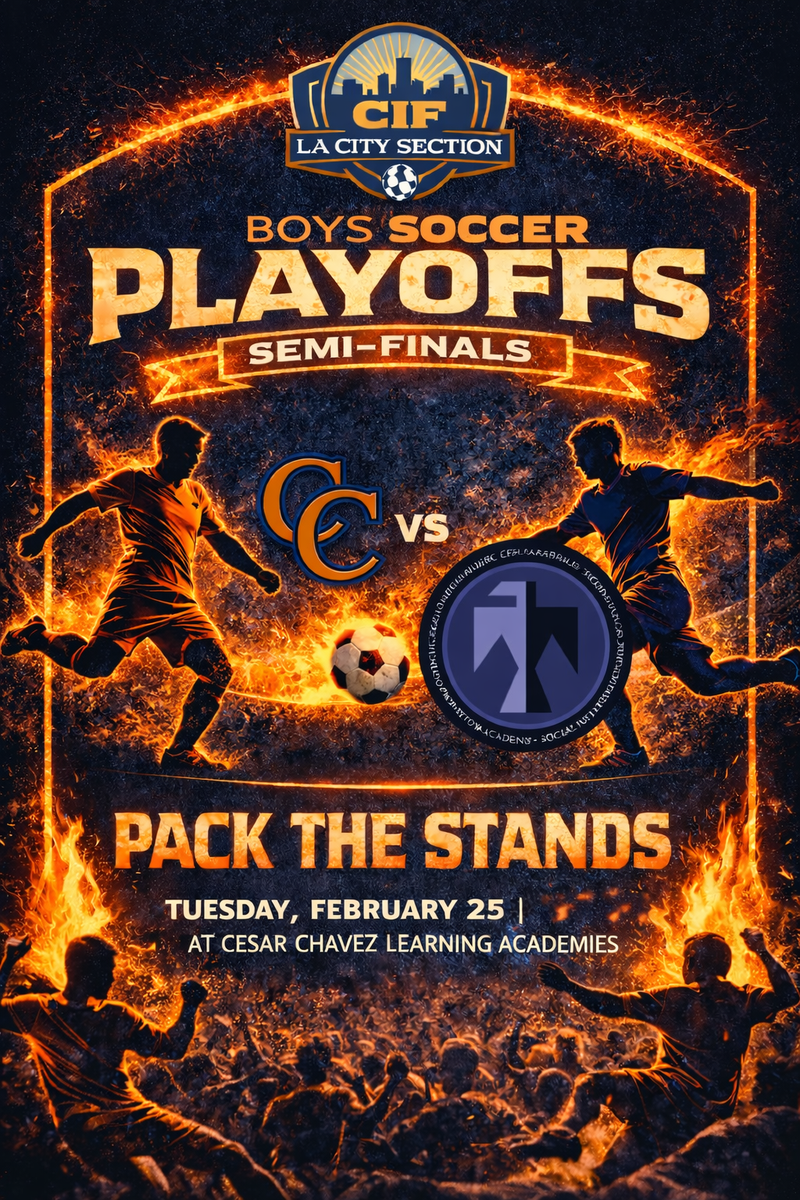 Boys Soccer Playoffs 2/25 @ Chavez 3pm Thumbnail Image