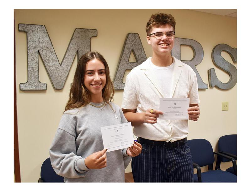 Madeline George and Andersen Palmer