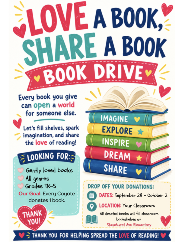 Kenter Book Drive 2026