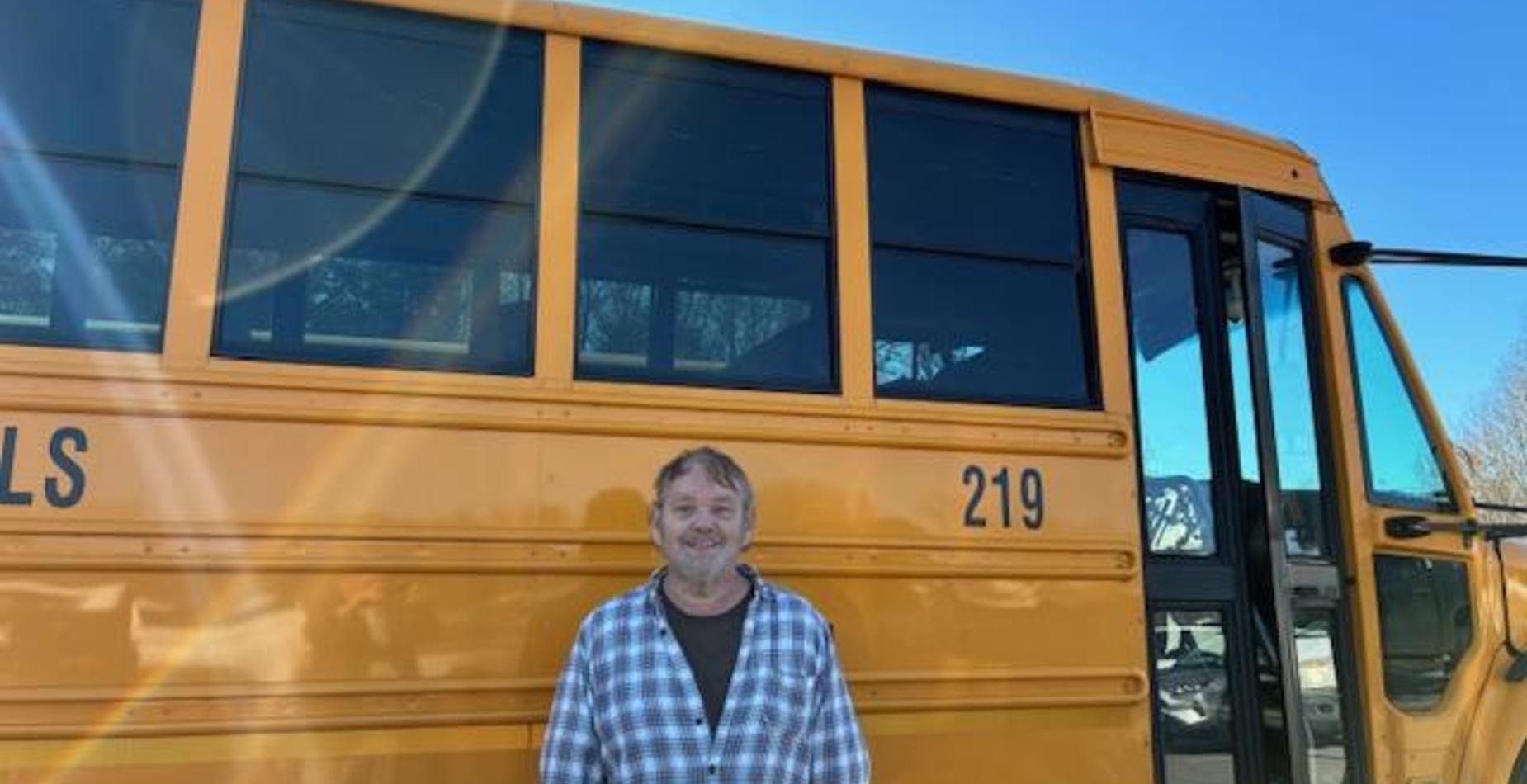 Mr. Steve and our new bus