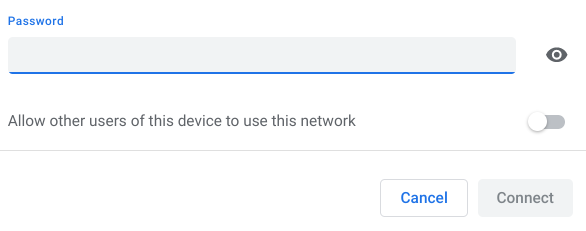 wifi password