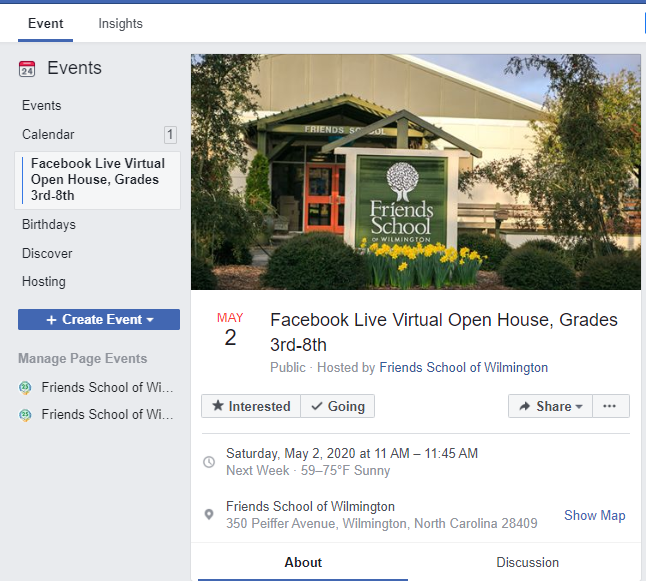 3rd-8th Grade Virtual Open House
