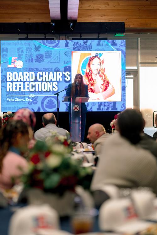 Veda Cherry Speaking At Memphis School of Excellence