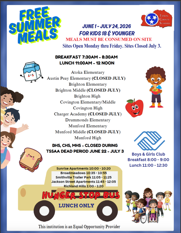 2026 Free Summer Meals Featured Photo