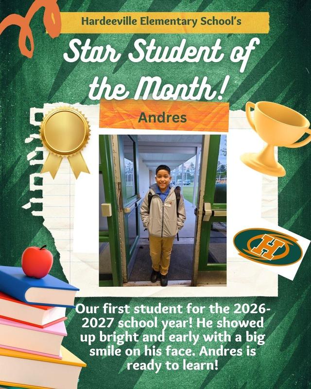 Star Student of the Month: Andres! Featured Photo