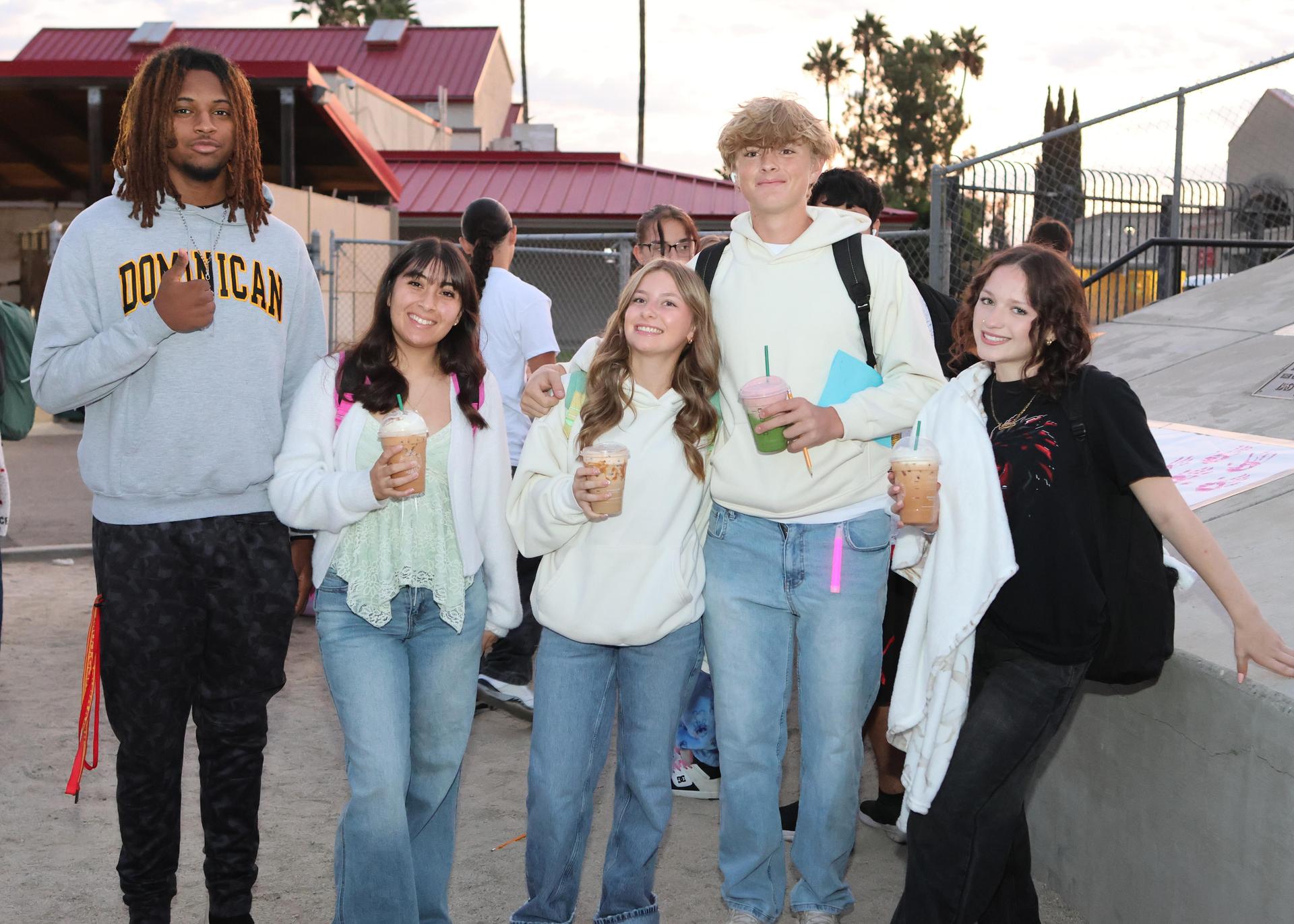 Students and Staff at the Senior Sunrise 46
