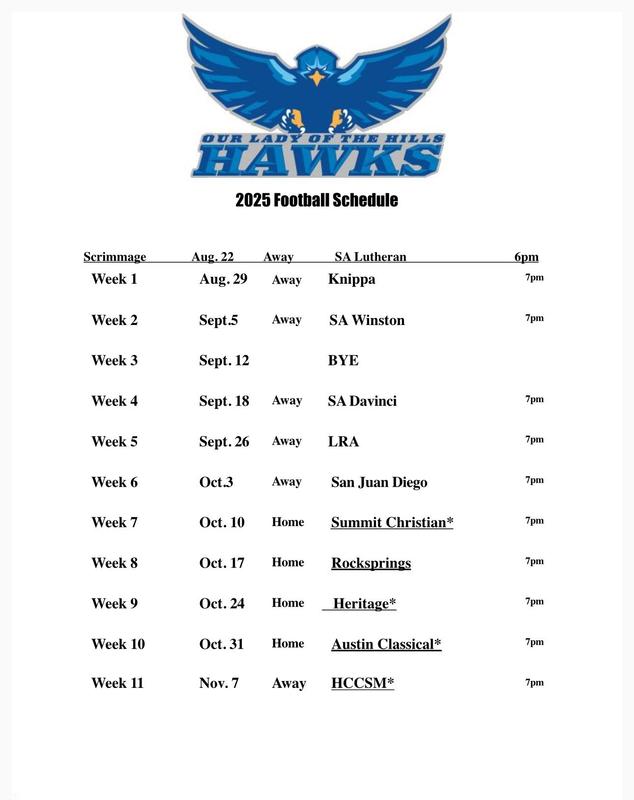 2025 Football Schedule Featured Photo