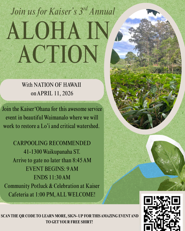 ALOHA IN ACTION, APRIL 11TH Featured Photo