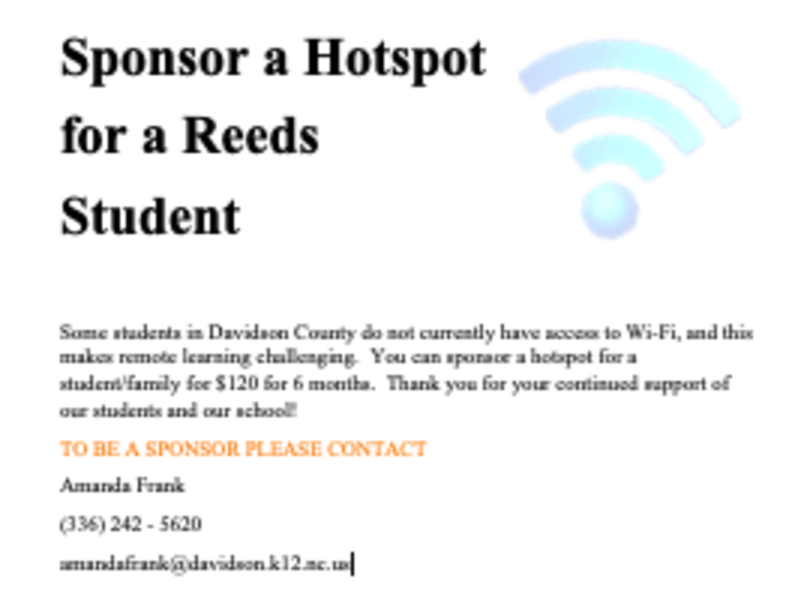 Sponsor a Hot Spot