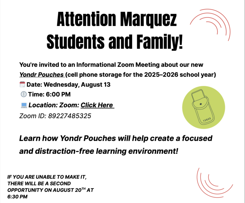 Phone Free Campus Info Meeting
