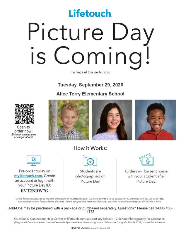 english picture day flyer