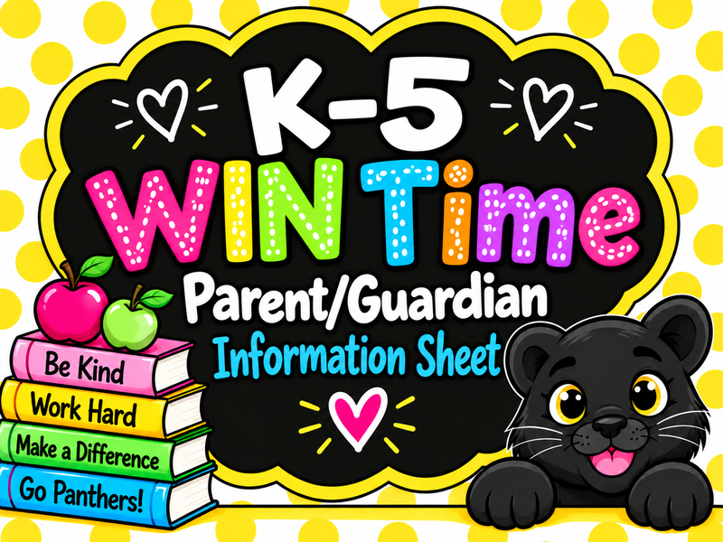 K-5 WIN Time Parent/Guardian Information Sheet Featured Photo