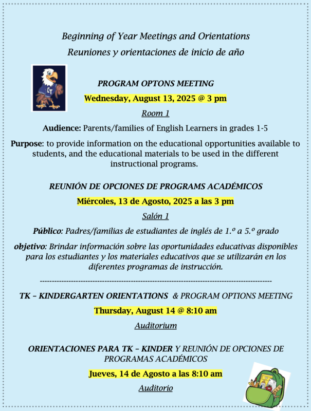 Program Options Meeting