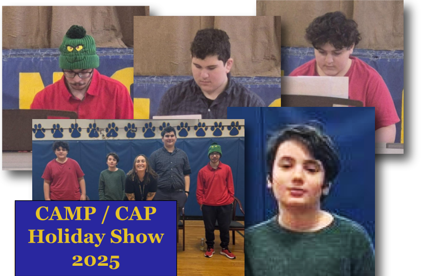 Collage of CAMP & CAP Holiday Show 2025