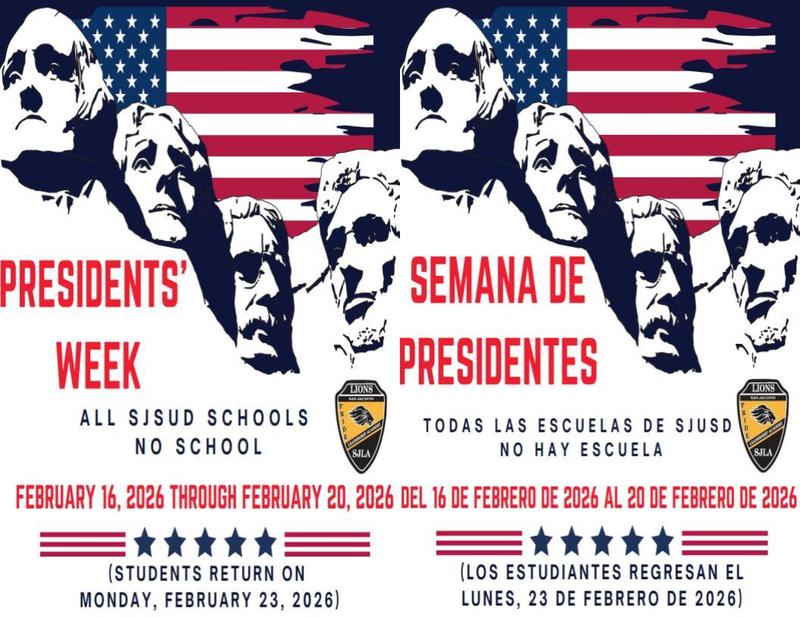 President weeks off flyer