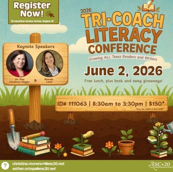 TRI-Coach Literacy Conference, June 2, Session #111063, Register now!