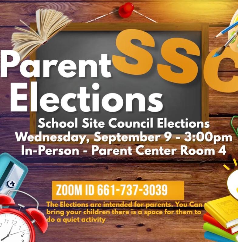 Ssc parent elections 9/9 at 3:00 pm