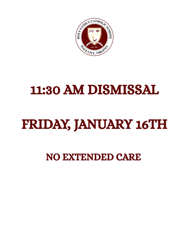 11:30 AM Dismissal