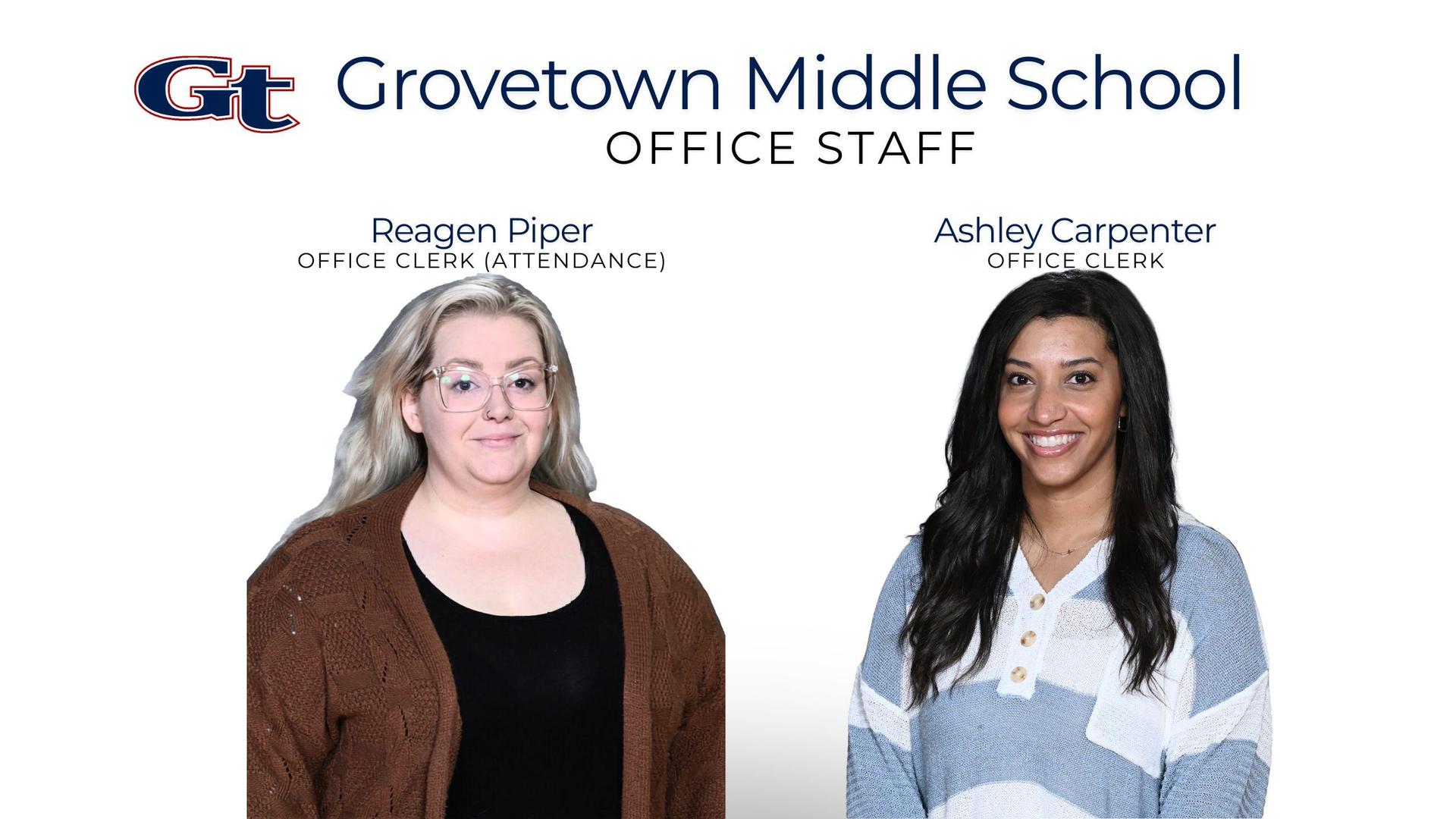 Office Staff, Mrs. Piper, Mrs. Carpenter