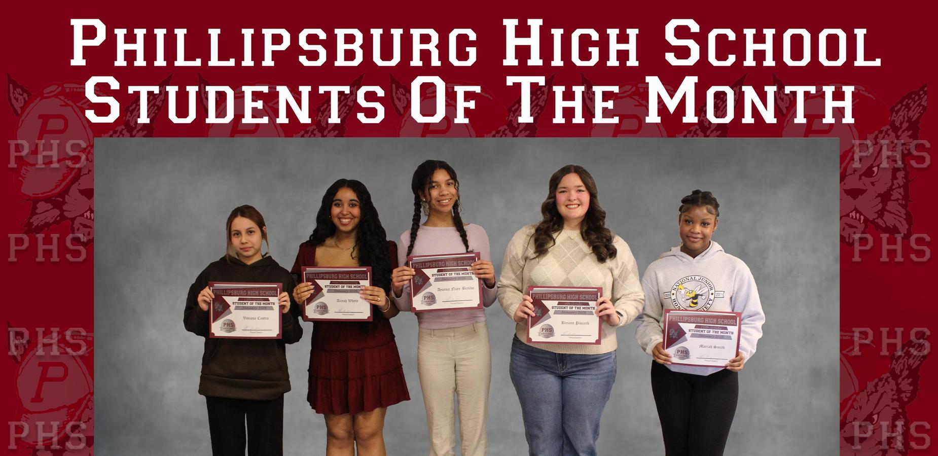 January Students of the Month