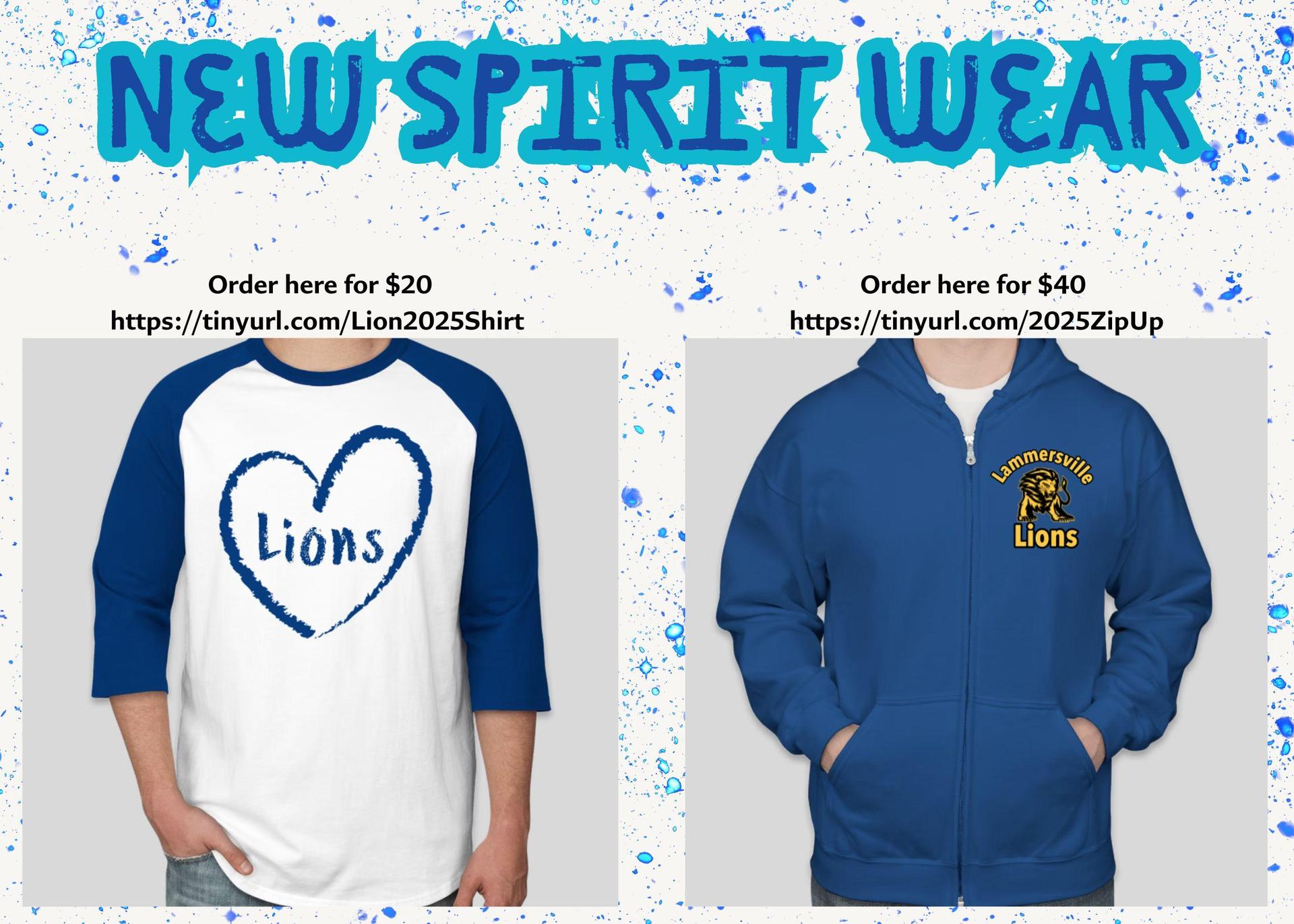 LES Fall Spirit Wear Flyer