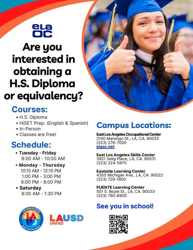 Academic English Flyer