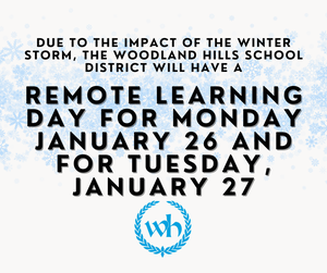 Winter storm social media alert