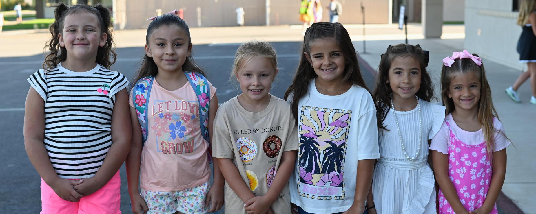 1st day of school students