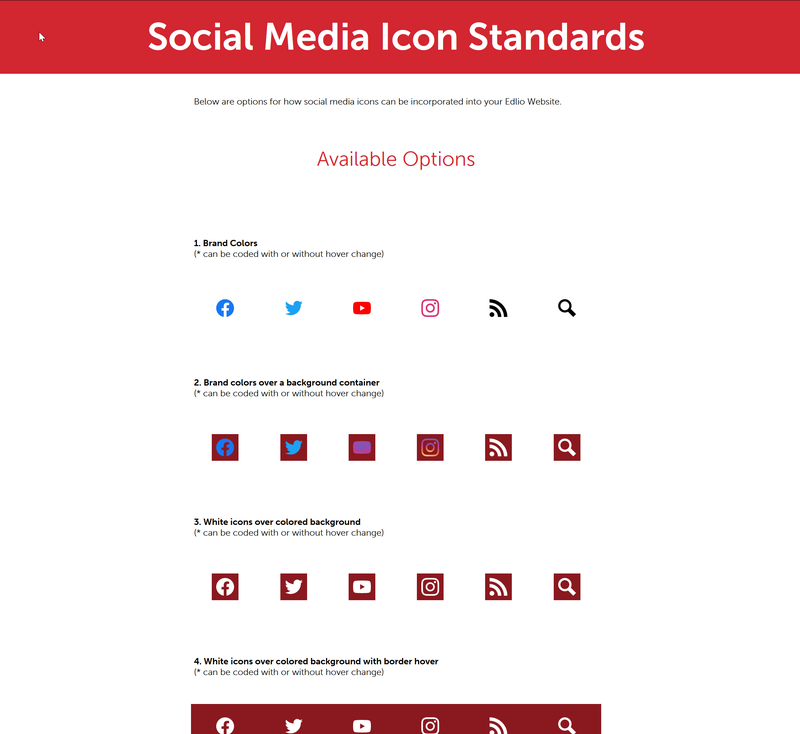 Social Media/SVG Icon Standards Featured Photo