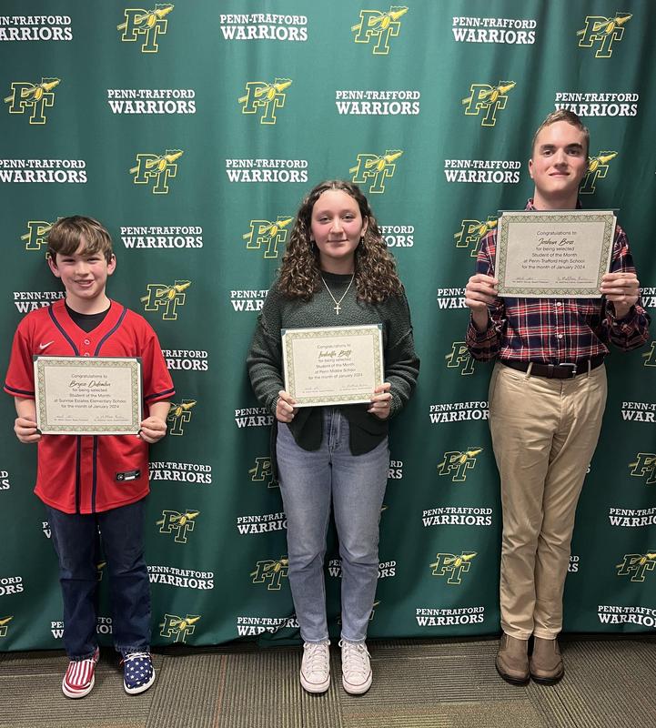 Student of the Month PennTrafford High School