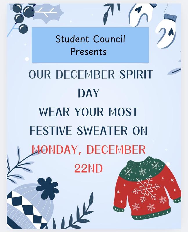 Flyer for sweater day
