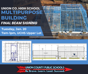 Final Beam Signing for Multipurpose Building