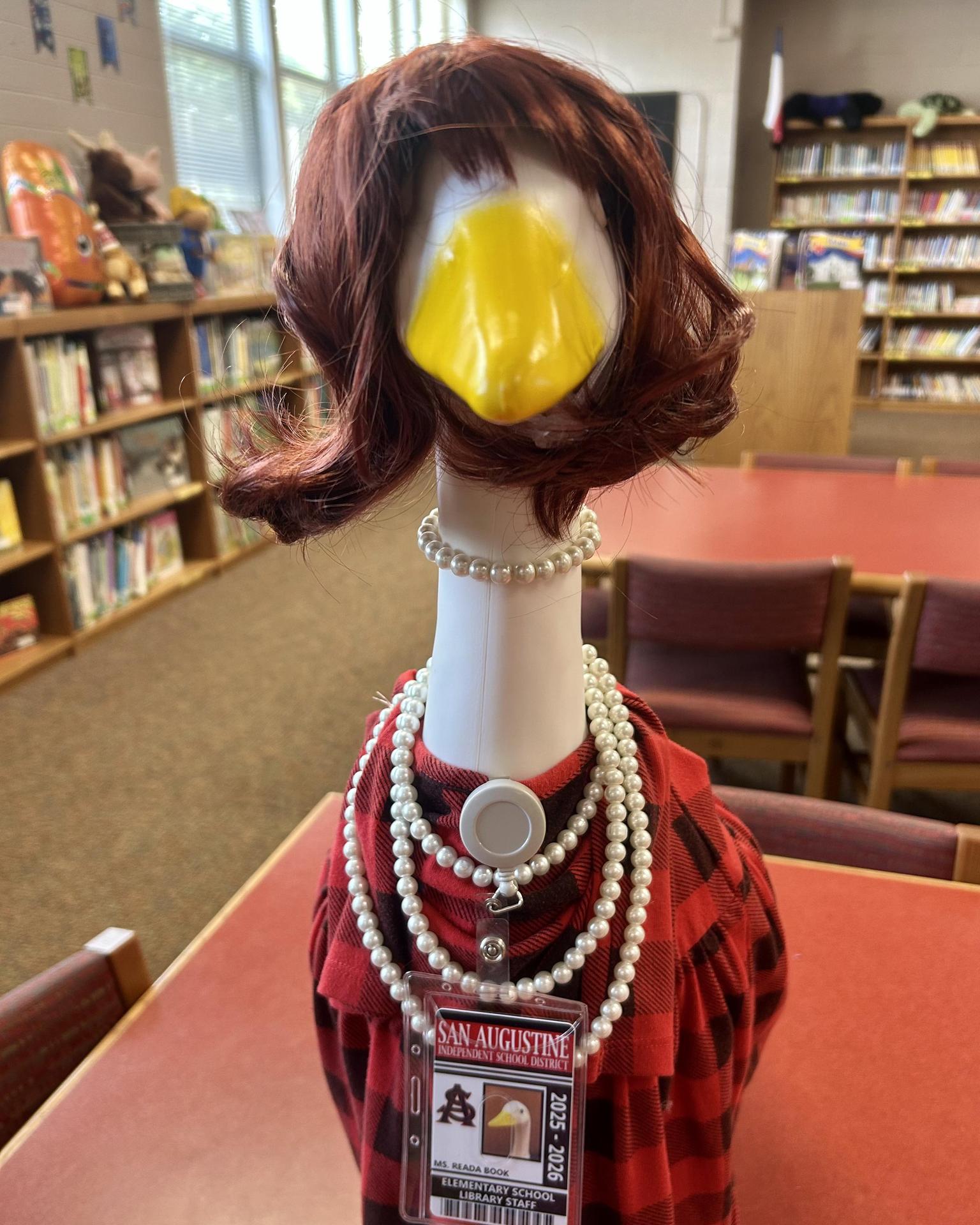 PICTURE OF LIBRARY GOOSE