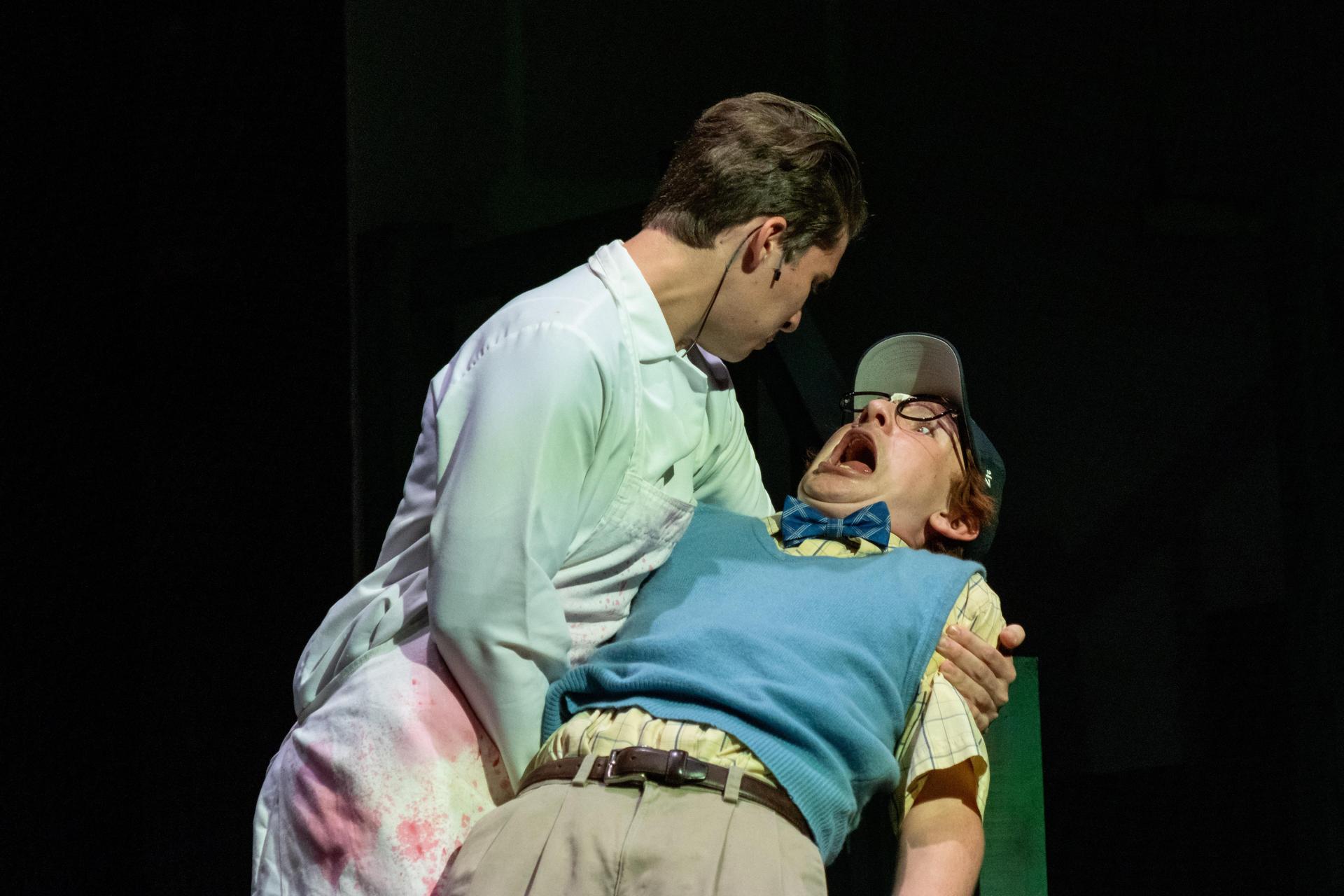 A scene from Little Shop of Horrors