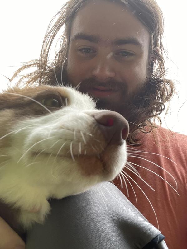Mr. Wolter and his dog