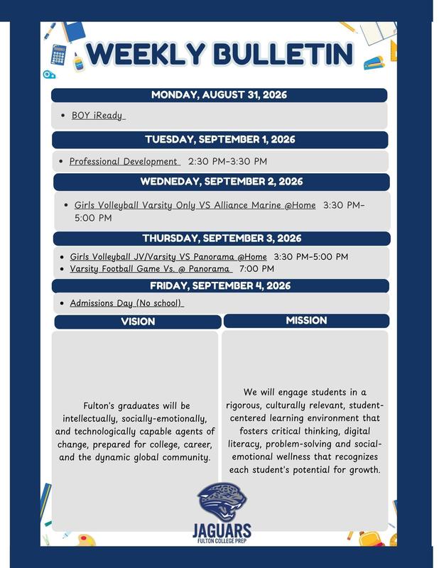 Weekly Bulletin