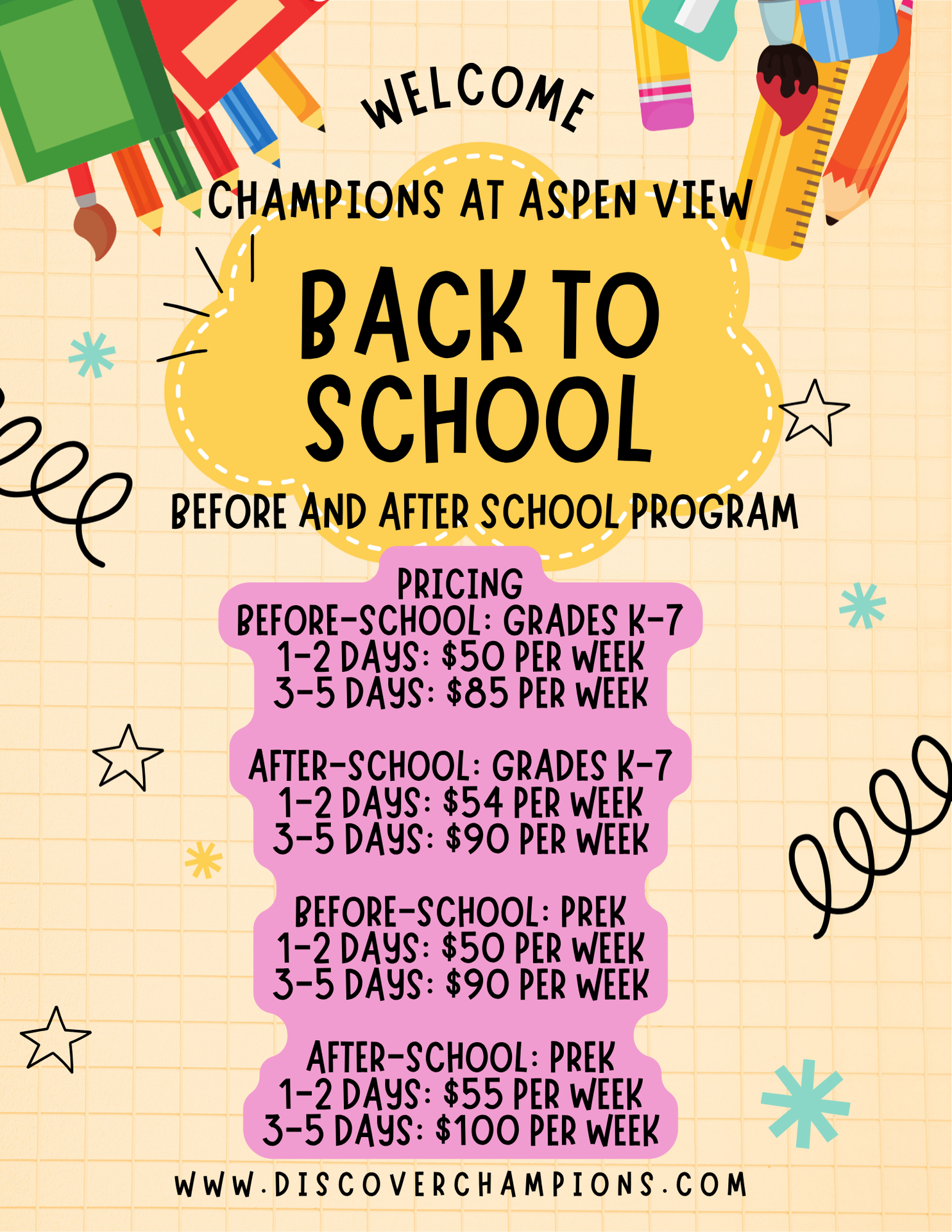 Champions Flyer