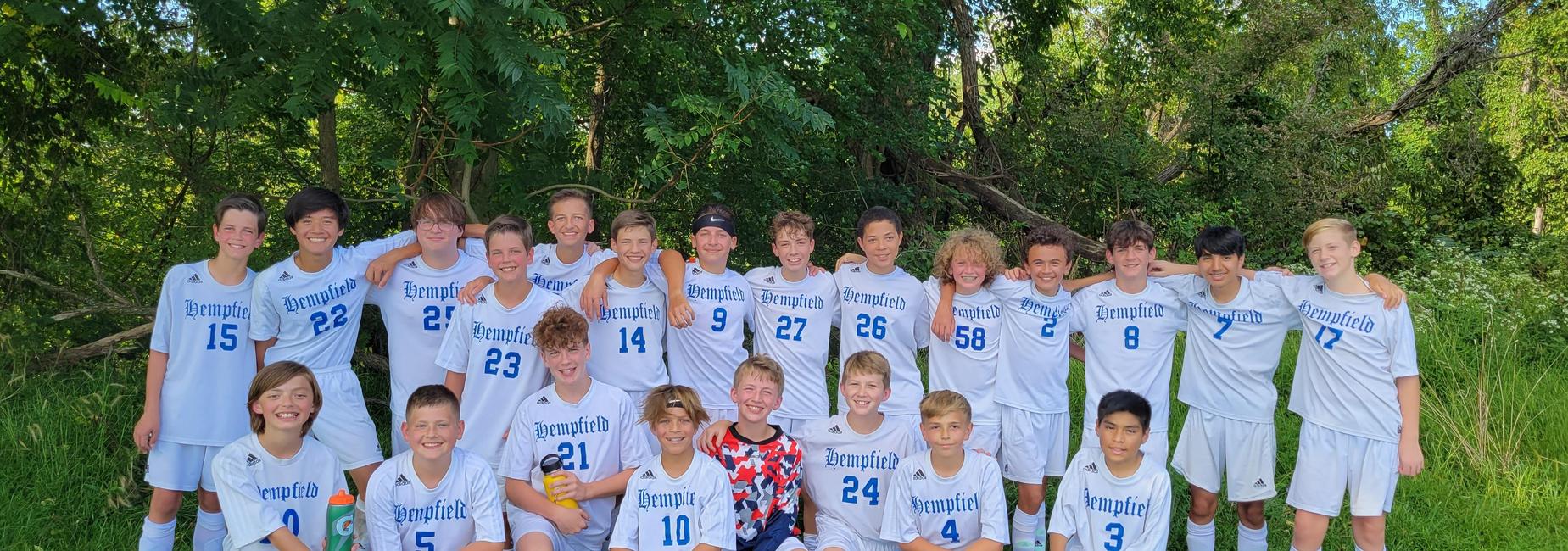 Boys soccer team