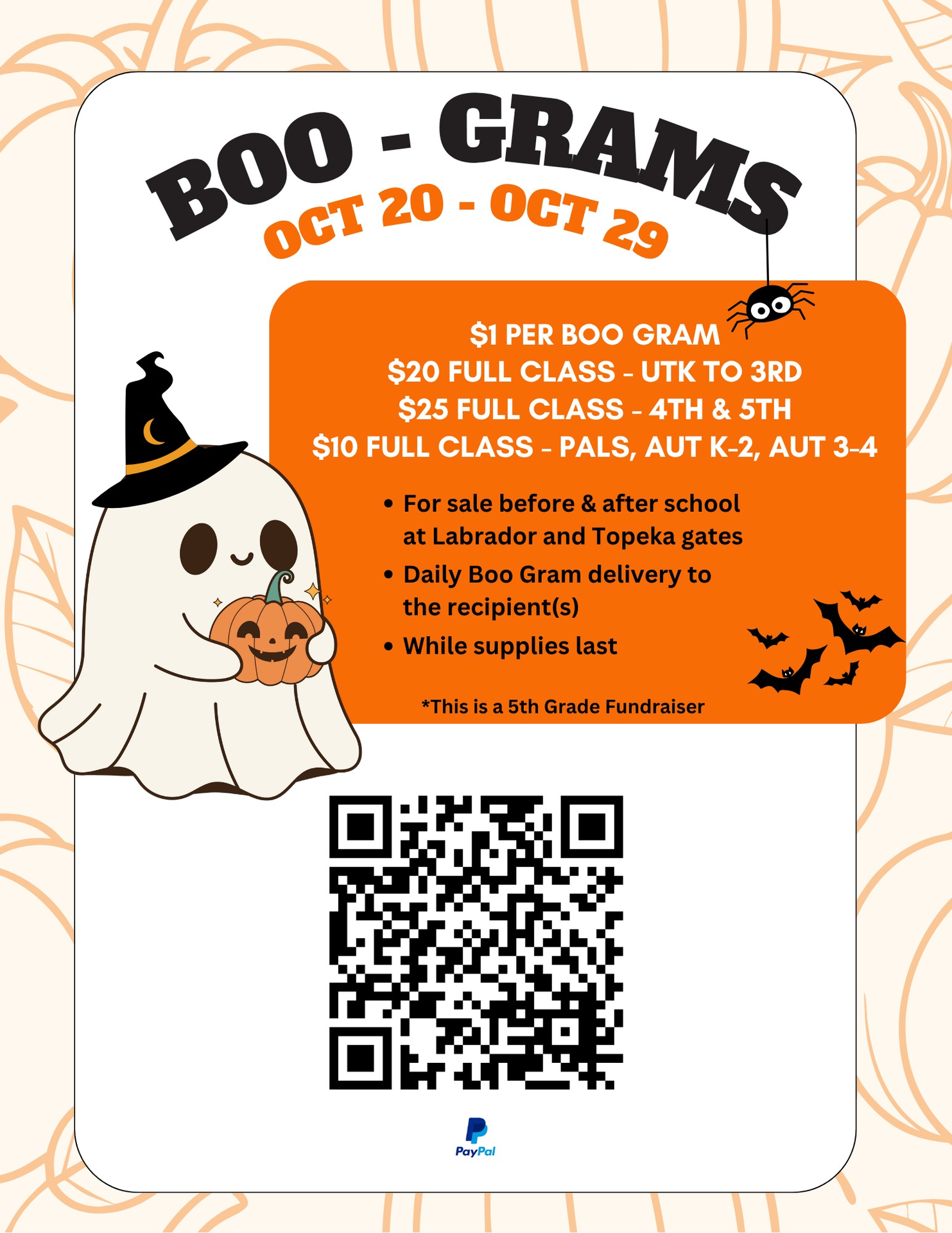 Boo Grams Flyer
